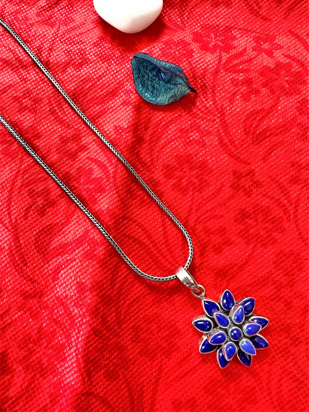 

Arte jewels 92.5 Hallmark Silver-Plated Necklace