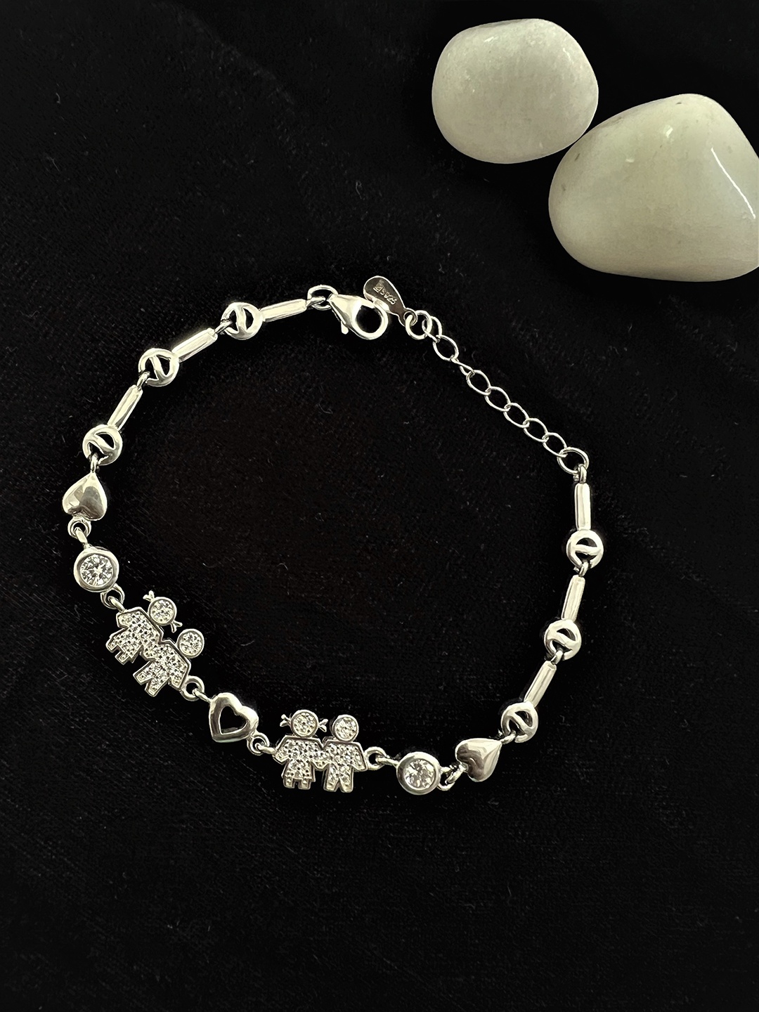 

Arte Jewels 92.5 Hallmark Silver-Plated Bracelet