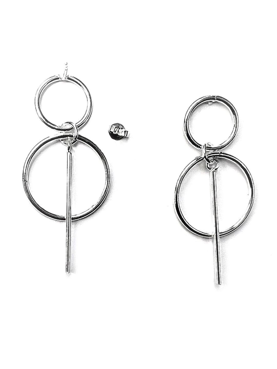 

Arte Jewels 925 Silver Circular Drop Earrings