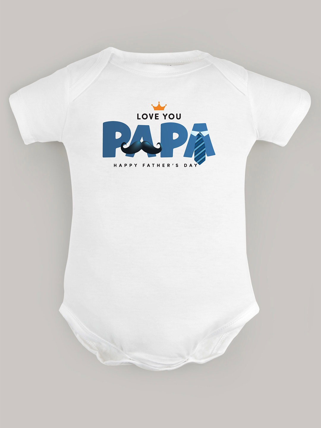 

FFLIRTYGO Infants Kids Typography Printed Cotton Bodysuit, White
