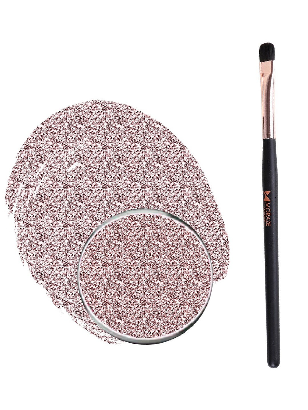 

Moraze Long Lasting Smudge Proof Eyeshadow with Brush 1.1g - Seeing Stars, Pink