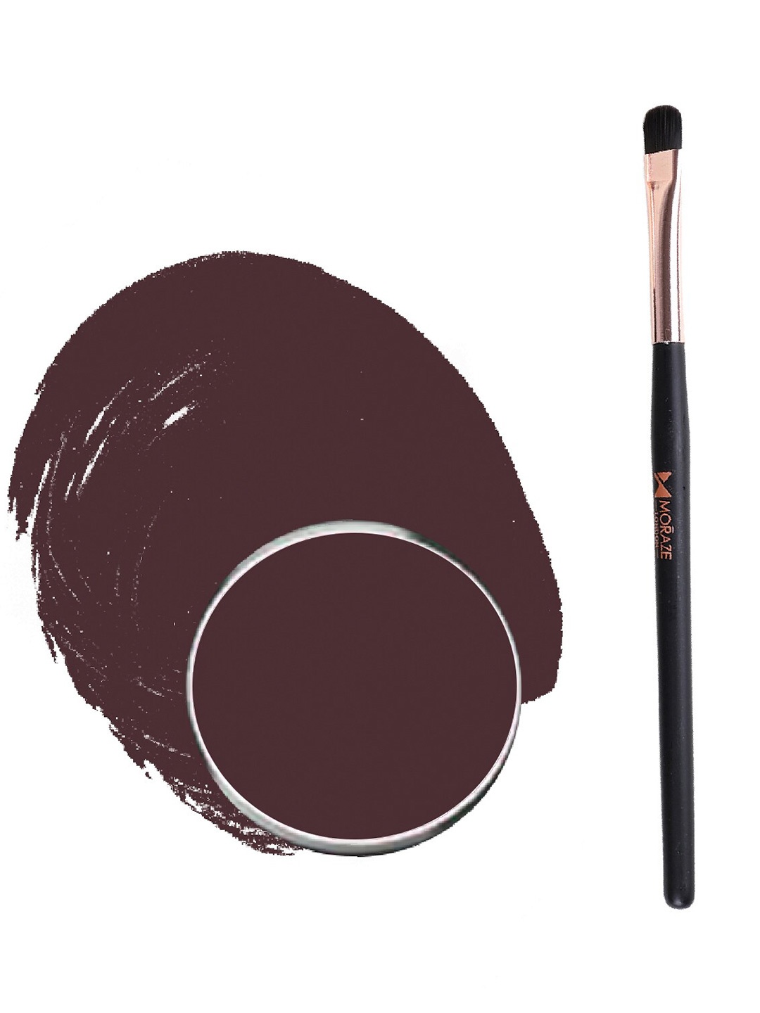 

Moraze Long Lasting Smudge Proof Eyeshadow with Brush 1.1g - Wood Winked, Brown