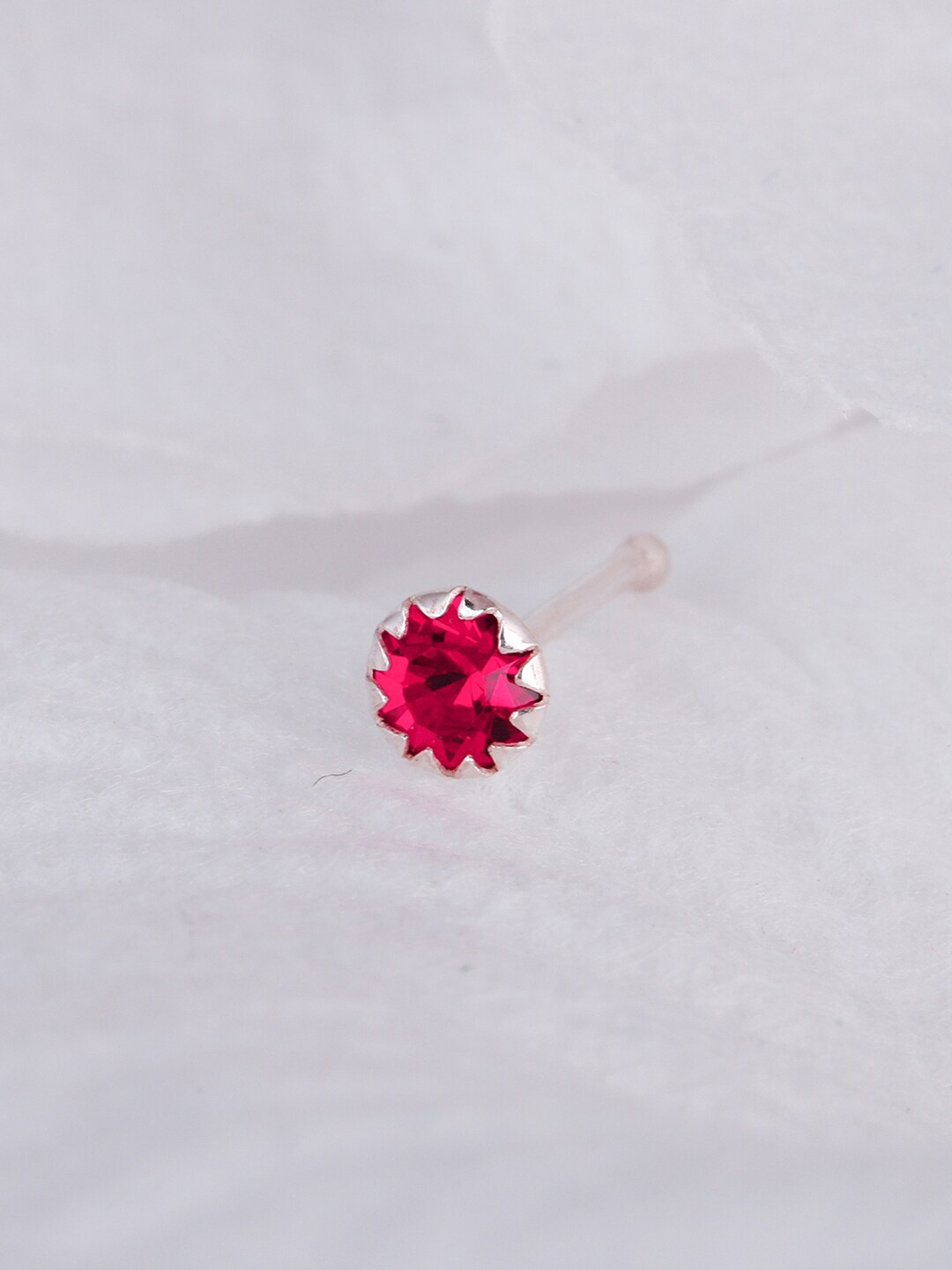 

GIVA 925 Sterling Silver Rhodium-Plated Stone-Studded Nosepin