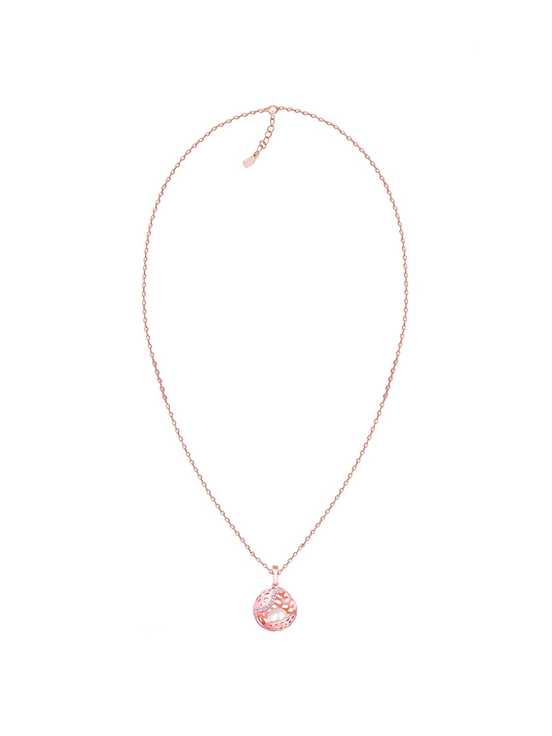 

GIVA Rose Gold-Plated Studded Necklace & Earrings