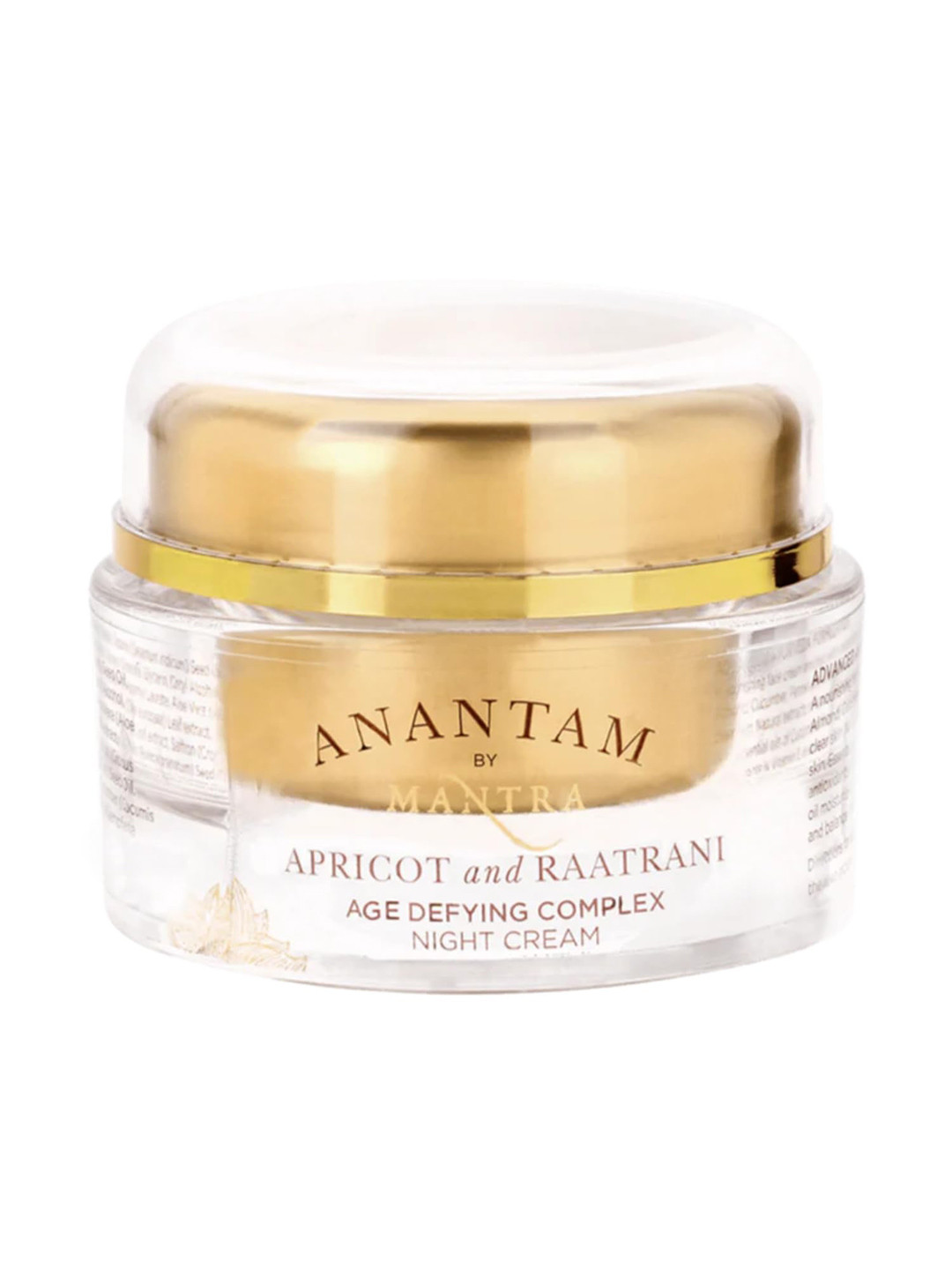 

Mantra Herbal Anantam Apricot & Raatrani Age Defying Complex Night Cream - 25ml, Gold