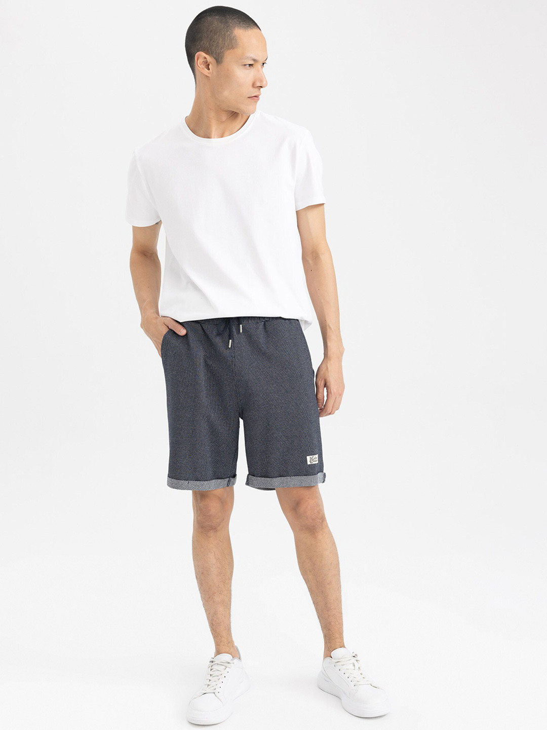 

DeFacto Men Regular Fit Sports Shorts, Grey