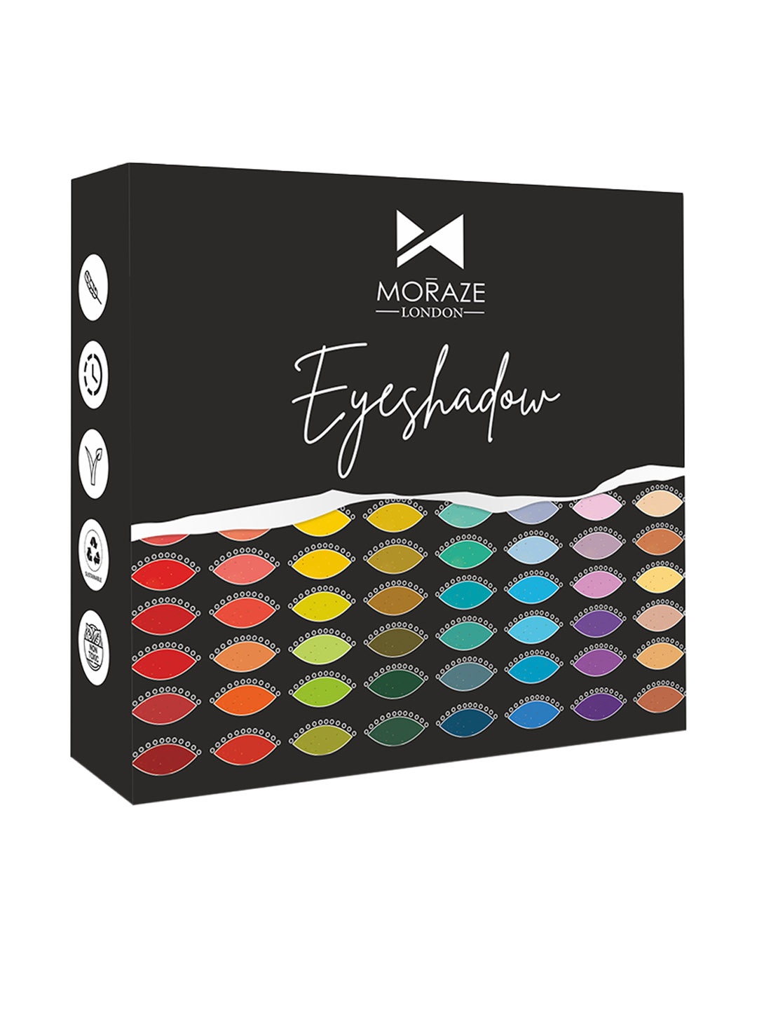 

Moraze Drama Queen Smudge Proof Eyeshadow With Brush, Pink