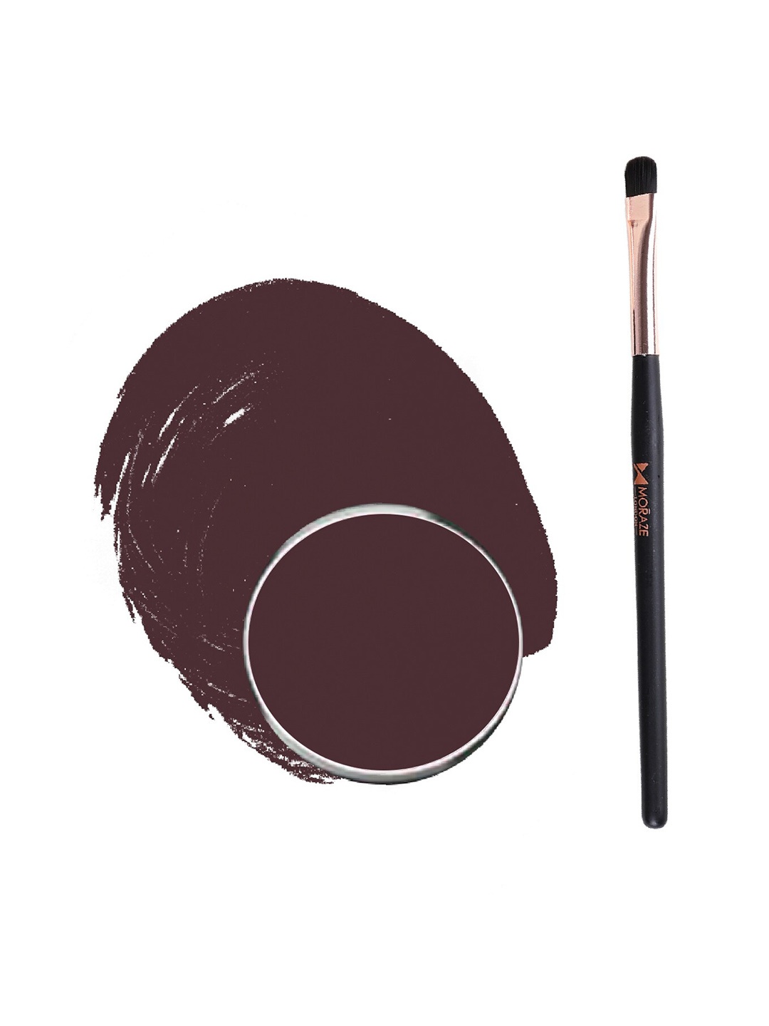 

Moraze Long Lasting Smudge Proof Eyeshadow with Brush 1.1g - Wood Winked, Brown