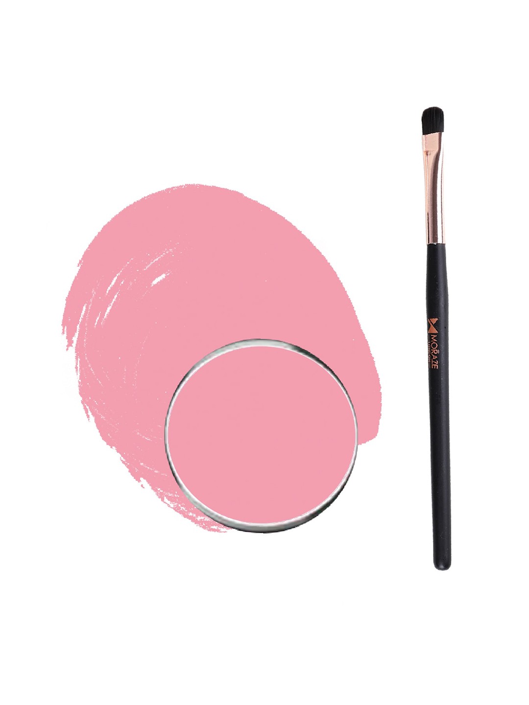 

Moraze Long Lasting Smudge Proof Eyeshadow with Brush 1.1g - Duchess, Pink