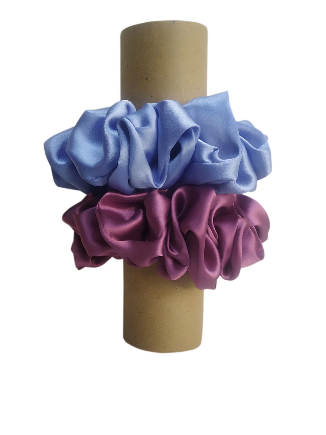 

ONE on ONE Women Set of 2 Hair Scrunchies, Blue