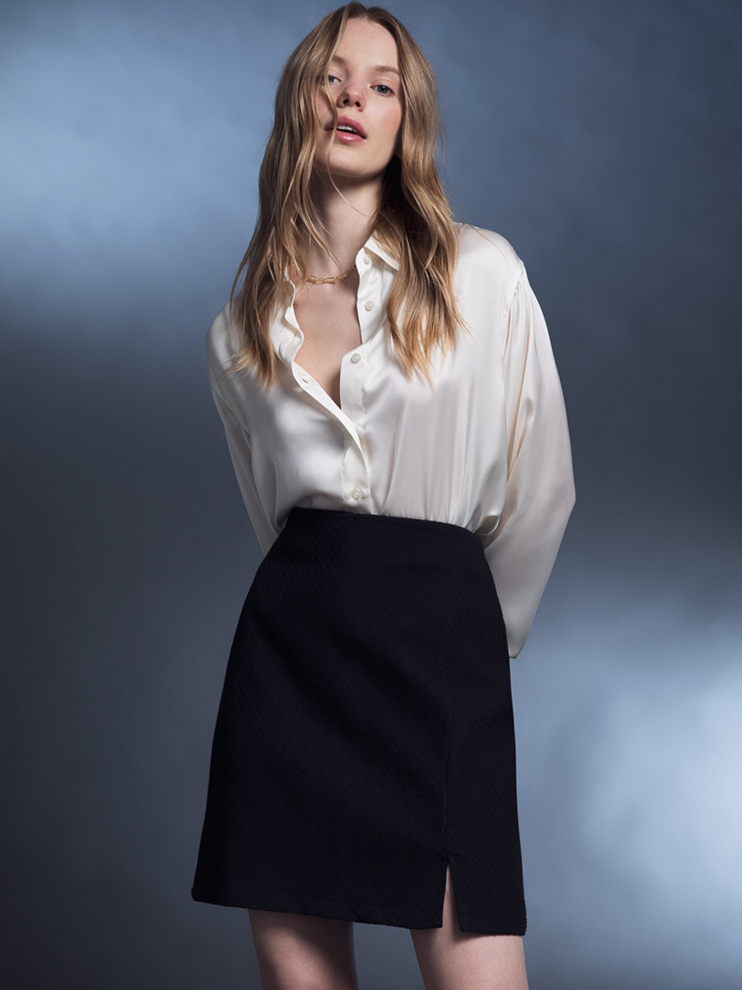 

DeFacto A-Line Mini Skirt, Black