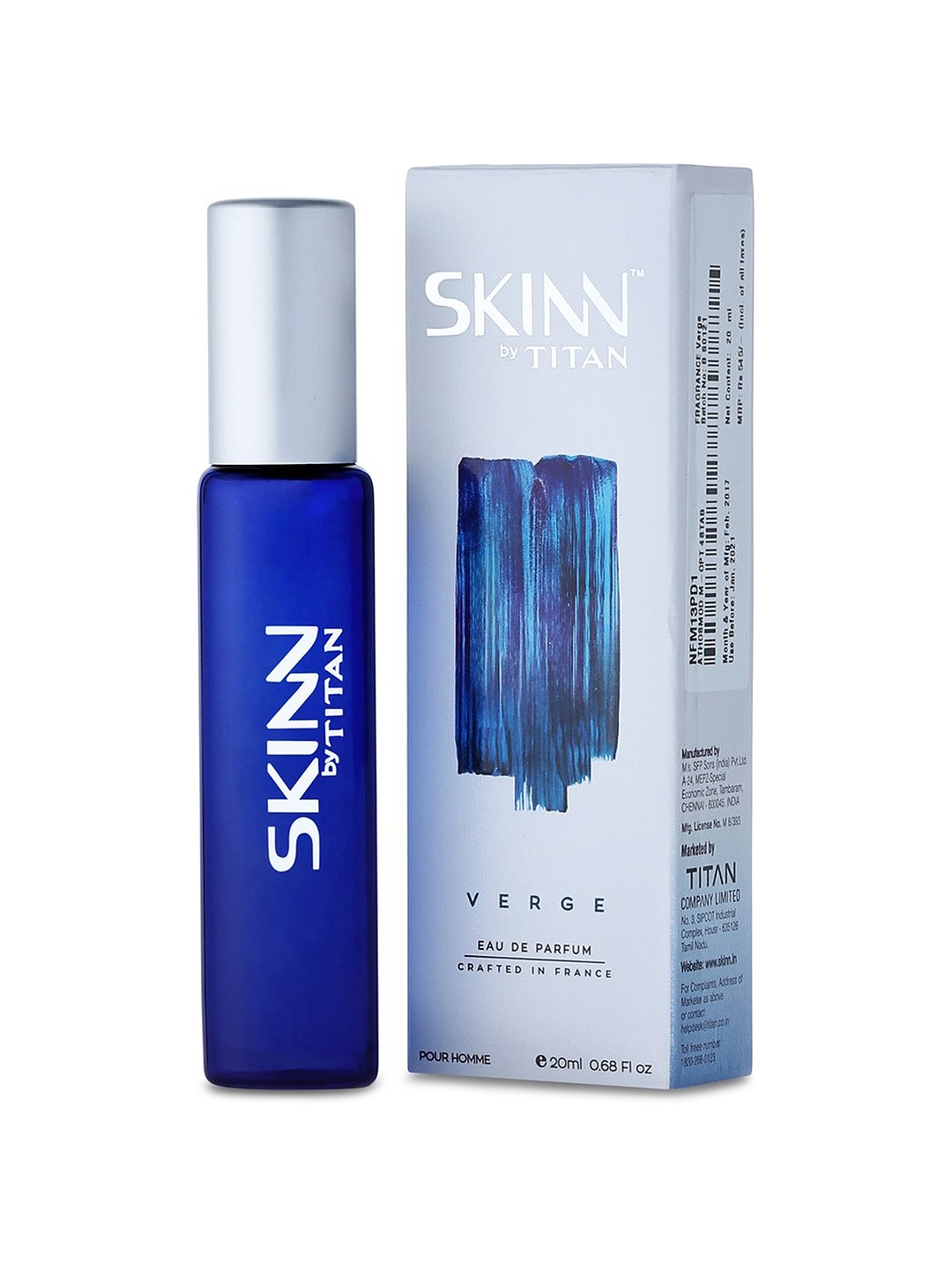 

SKINN by Titan Men Verge Eau de Parfum 20 ml, Blue