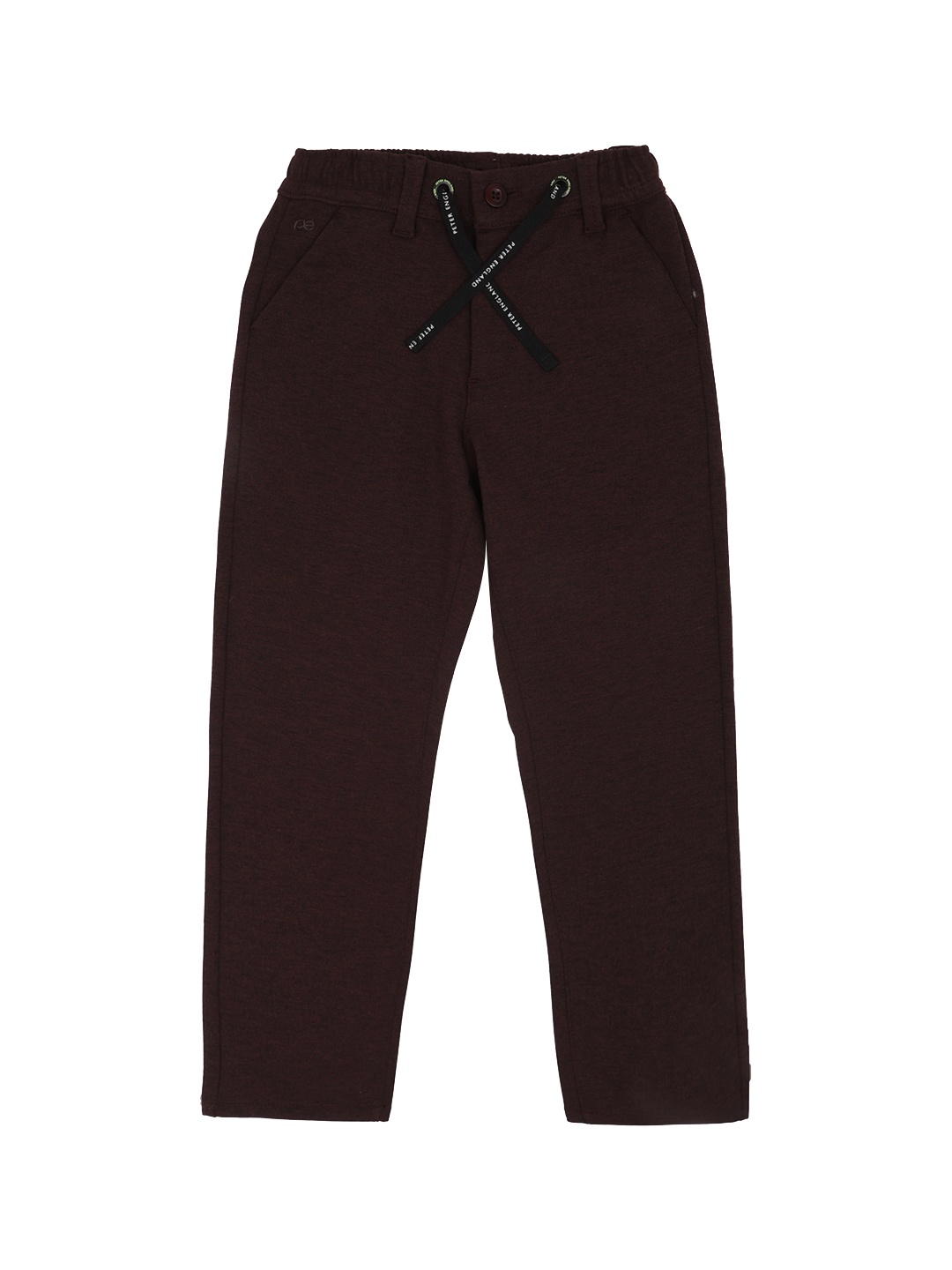 

Peter England Boys Mid-Rise Trousers, Brown