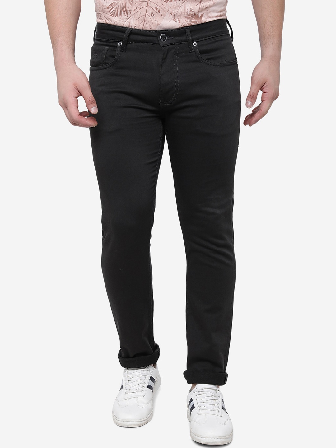 

JADE BLUE Men Slim Fit Stretchable Jeans, Grey