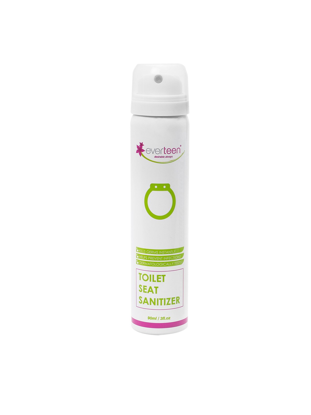 

everteen Women Toilet Seat Sanitizer Spray 90 ml, White