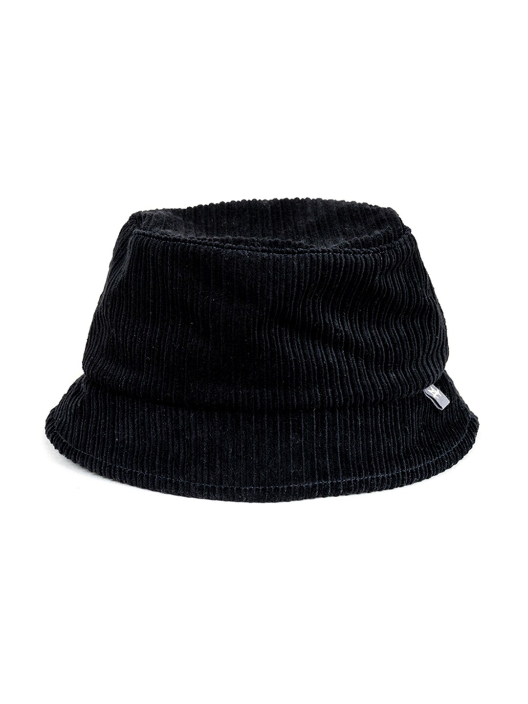 The Mad Hatters Corduroy Bucket Hat, Black