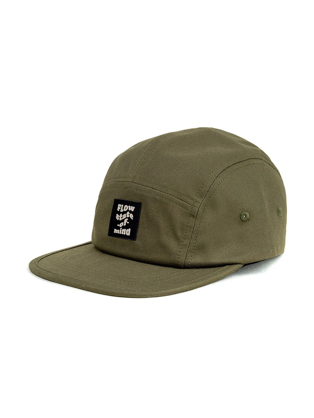 

The Mad Hatters Cotton Snapback Cap, Olive