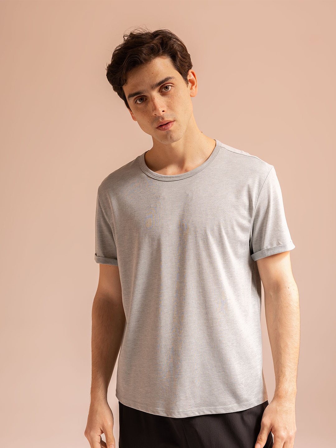 

DeFacto Regular Knitted T-shirt, Grey