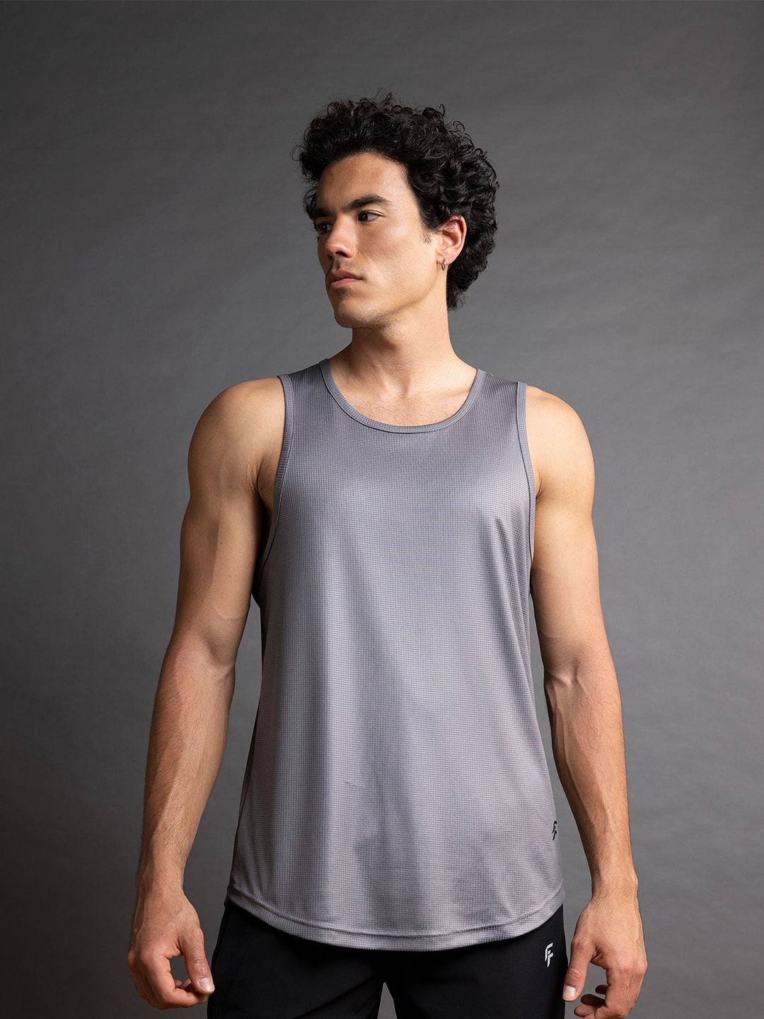 

DeFacto Men Sleeveless Sports T-shirt, Grey