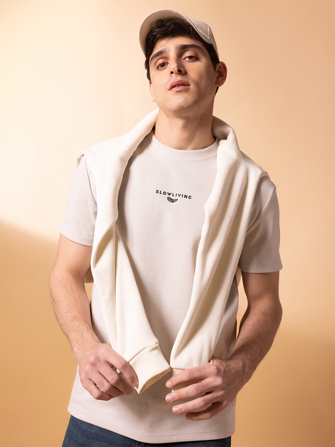 

DeFacto Round Neck Short Sleeves T-shirt, Grey