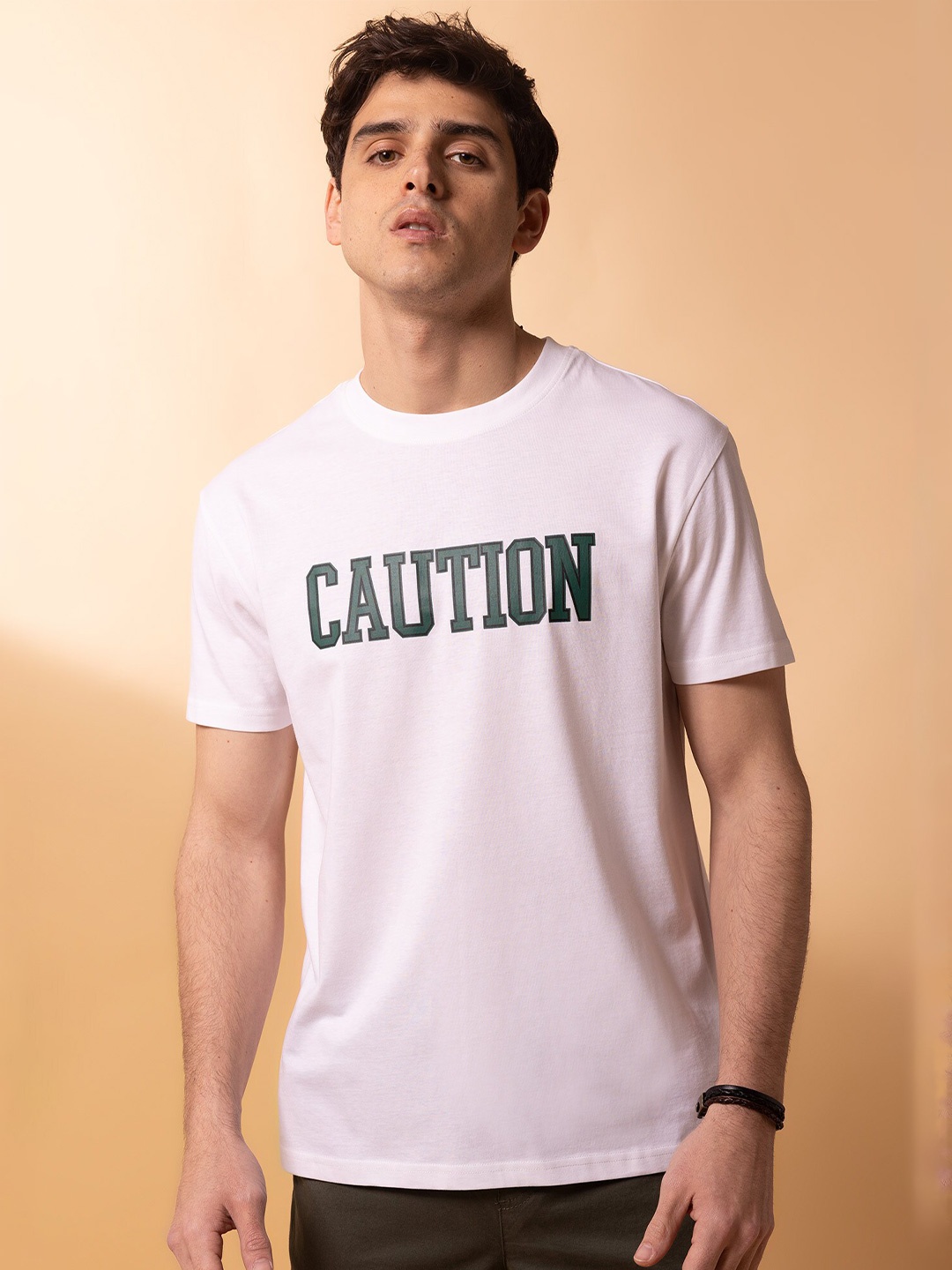 

DeFacto Typography Printed Pure Cotton T-shirt, Pink