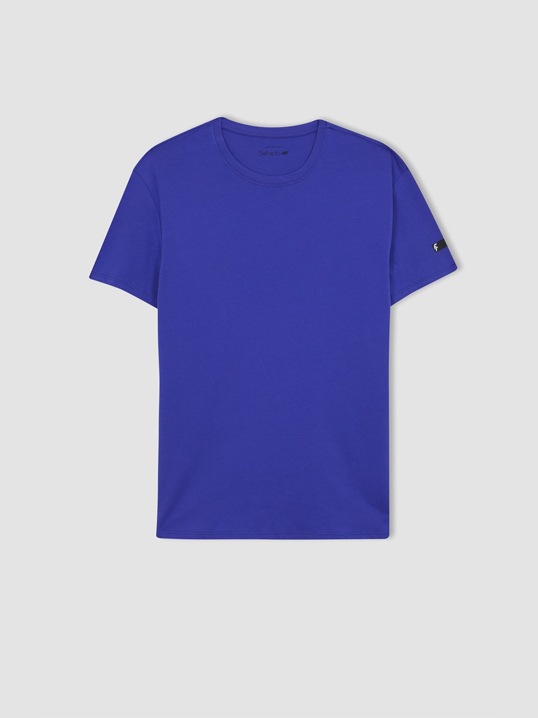 

DeFacto Round Neck Cotton T-shirt, Blue