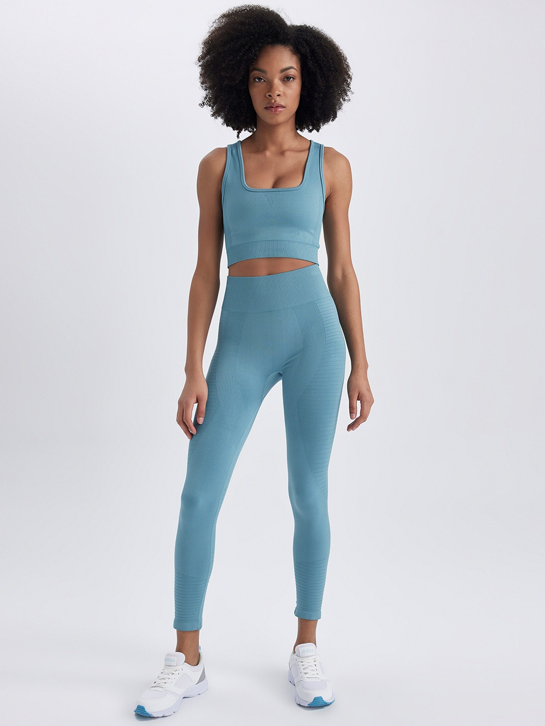 

DeFacto Women Ankle-Length Tights, Blue