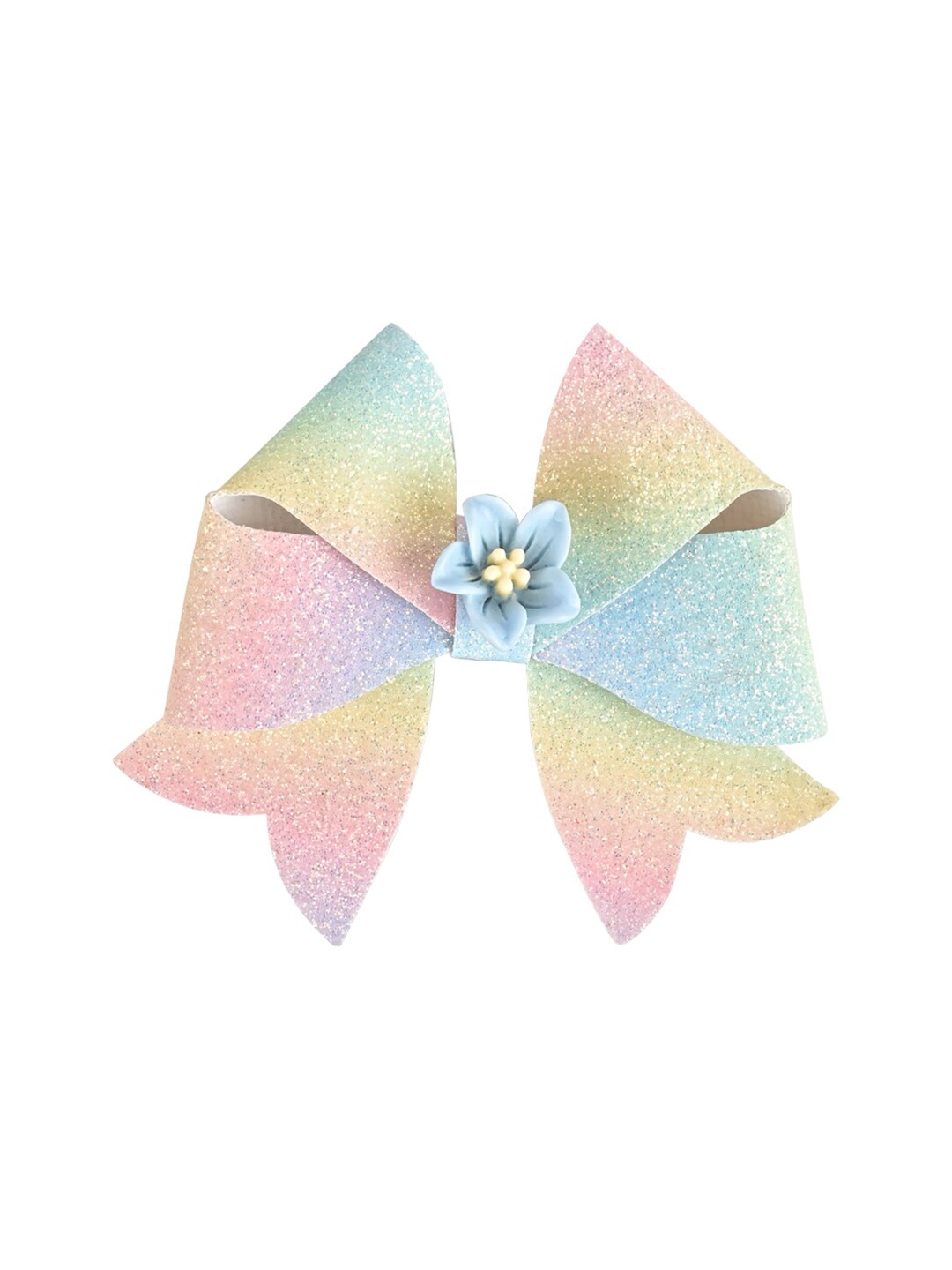 

Aye Candy Girls Bow With Flower Alligator Hair Clip, Pink