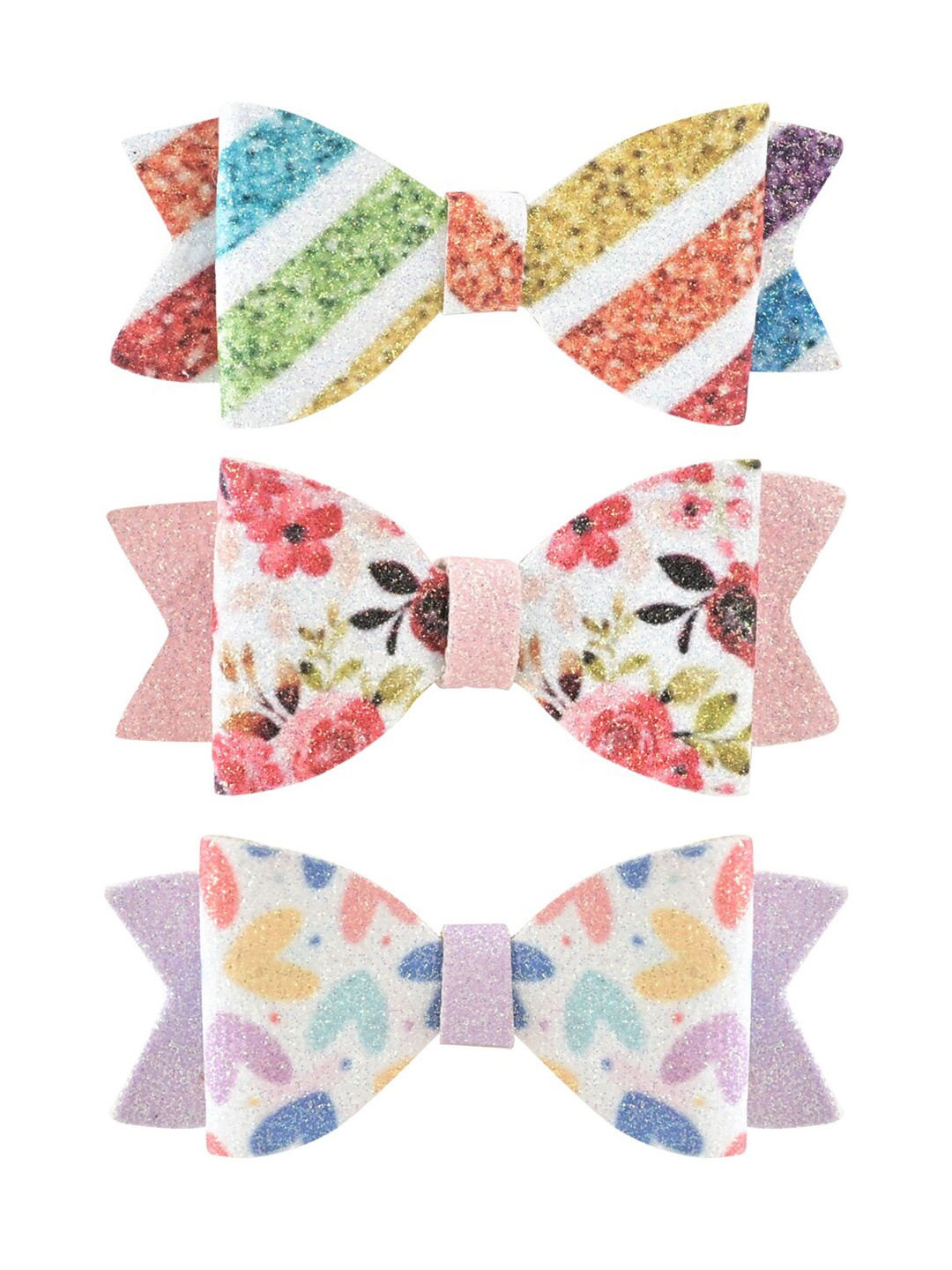 

Aye Candy Girls Set Of 3 Alligator Hair Clips, Blue