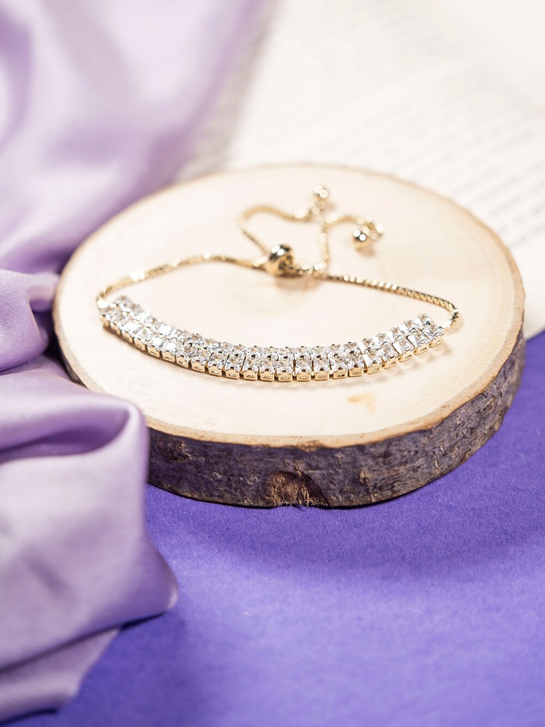 

SALTY Gold-Plated Wraparound Bracelet