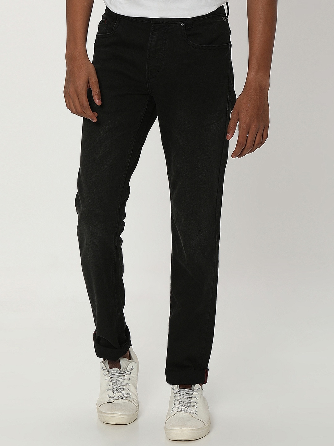 

Mufti Men Slim Fit Stretchable Jeans, Black