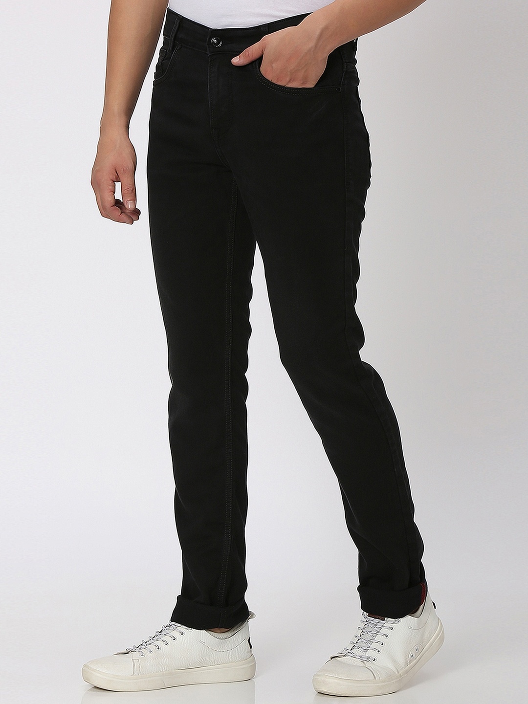 

Mufti Men Mid-Rise Stretchable Jeans, Black