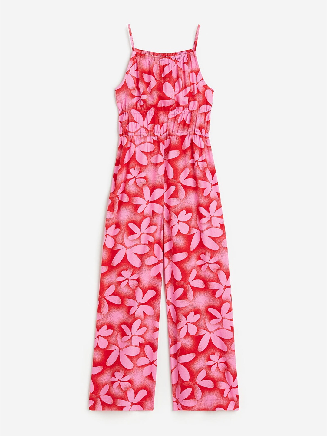 

H&M Girls Gathered Jumpsuit, Pink