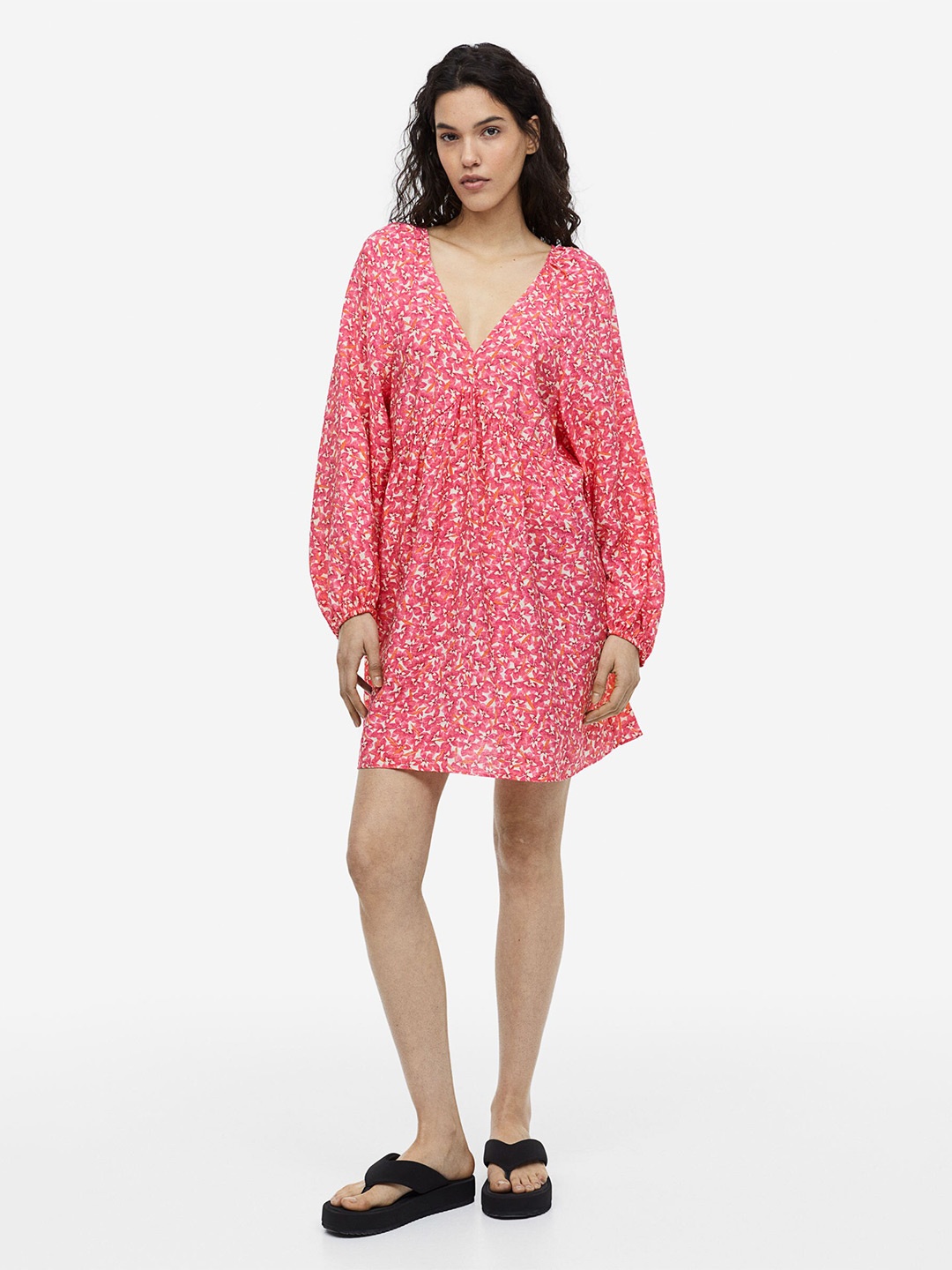 

H&M A-Line Dress, Pink