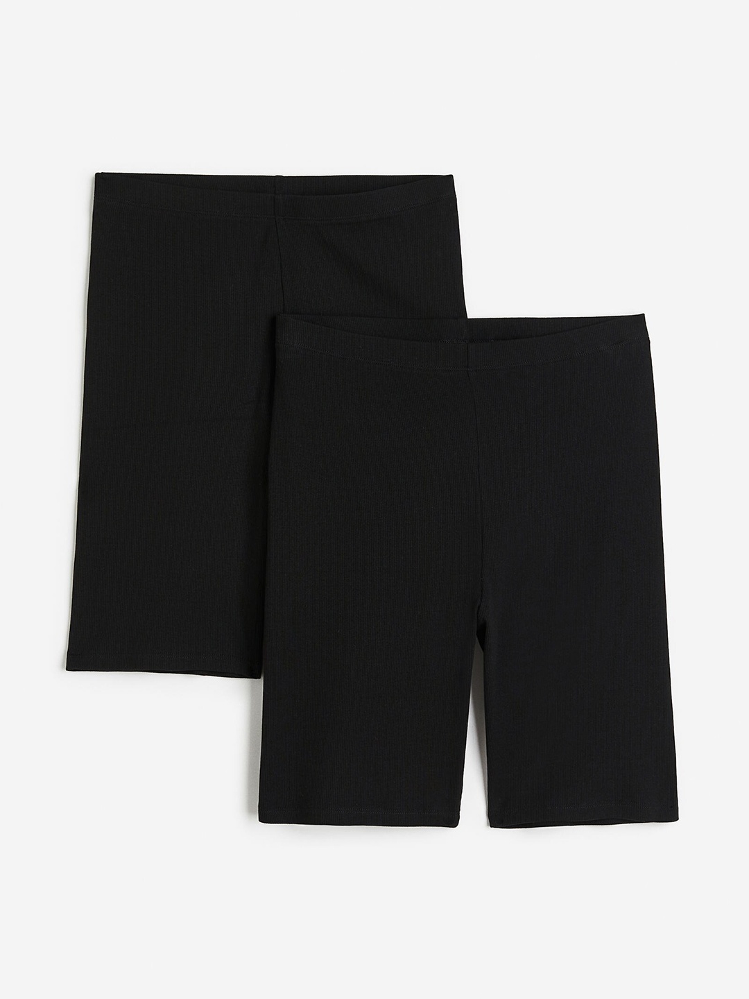 

H&M Women 2-Pack Cycling Shorts, Black