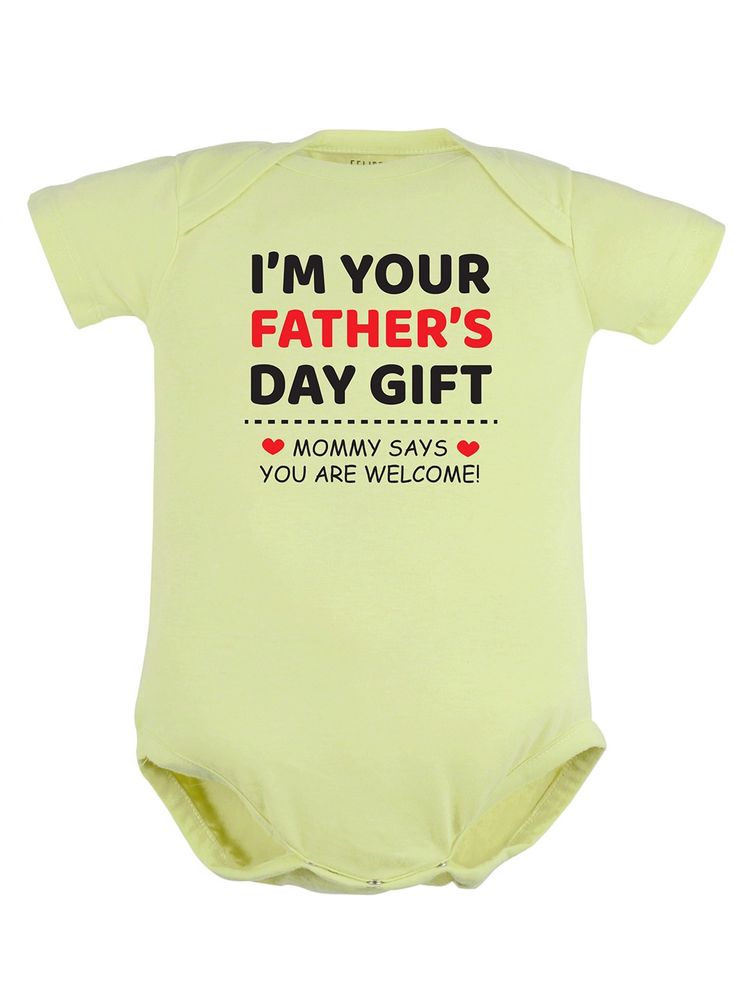 

FFLIRTYGO Infants Printed Cotton Romper, Green