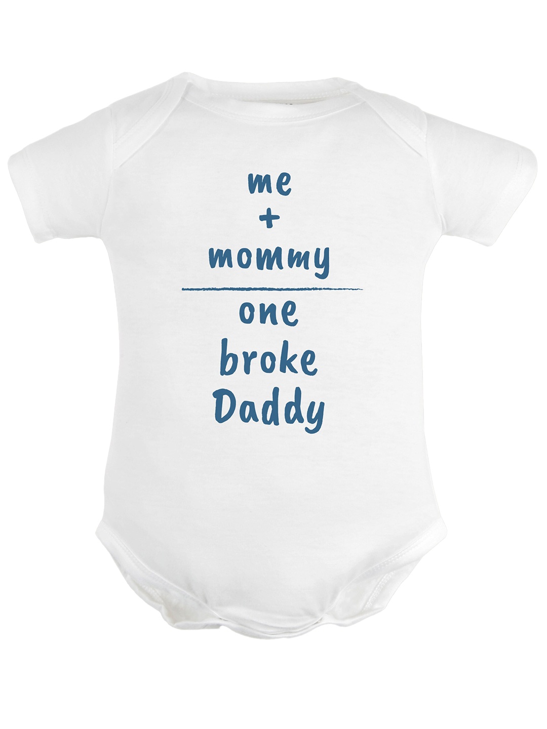 

FFLIRTYGO Infants Typography Printed Pure Cotton Bodysuit, White