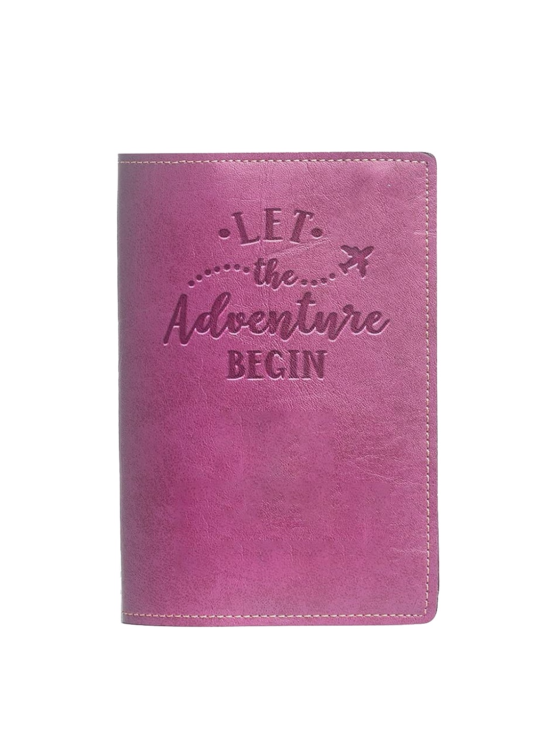 

THE MESSY CORNER Textured Passport Cover, Purple