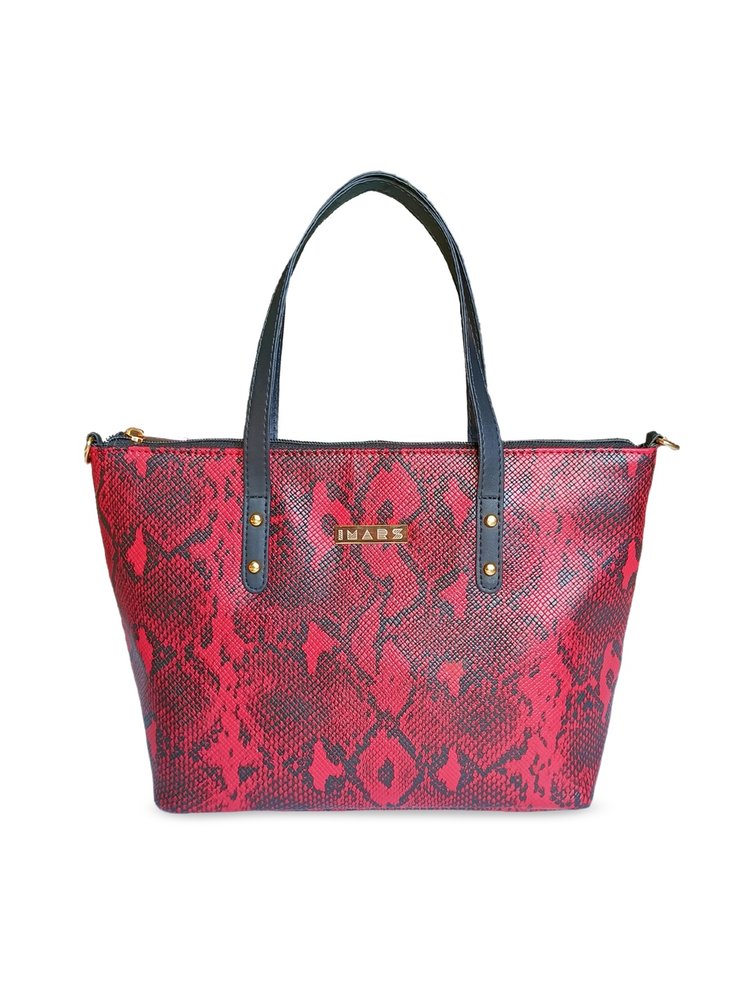 

IMARS Animal Printed Tote Bag, Red
