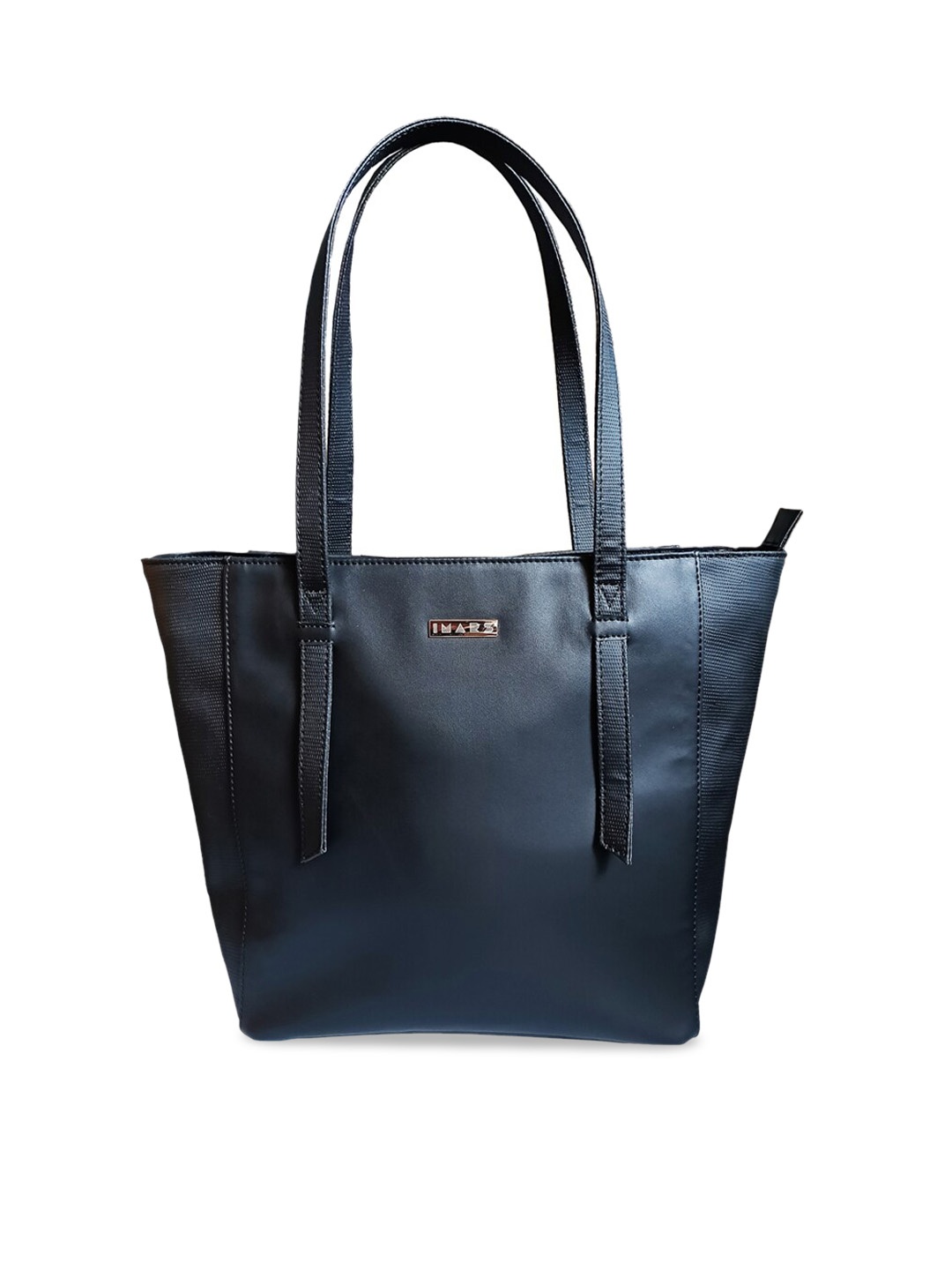 IMARS Oversized Structured Shoulder Bag, Black