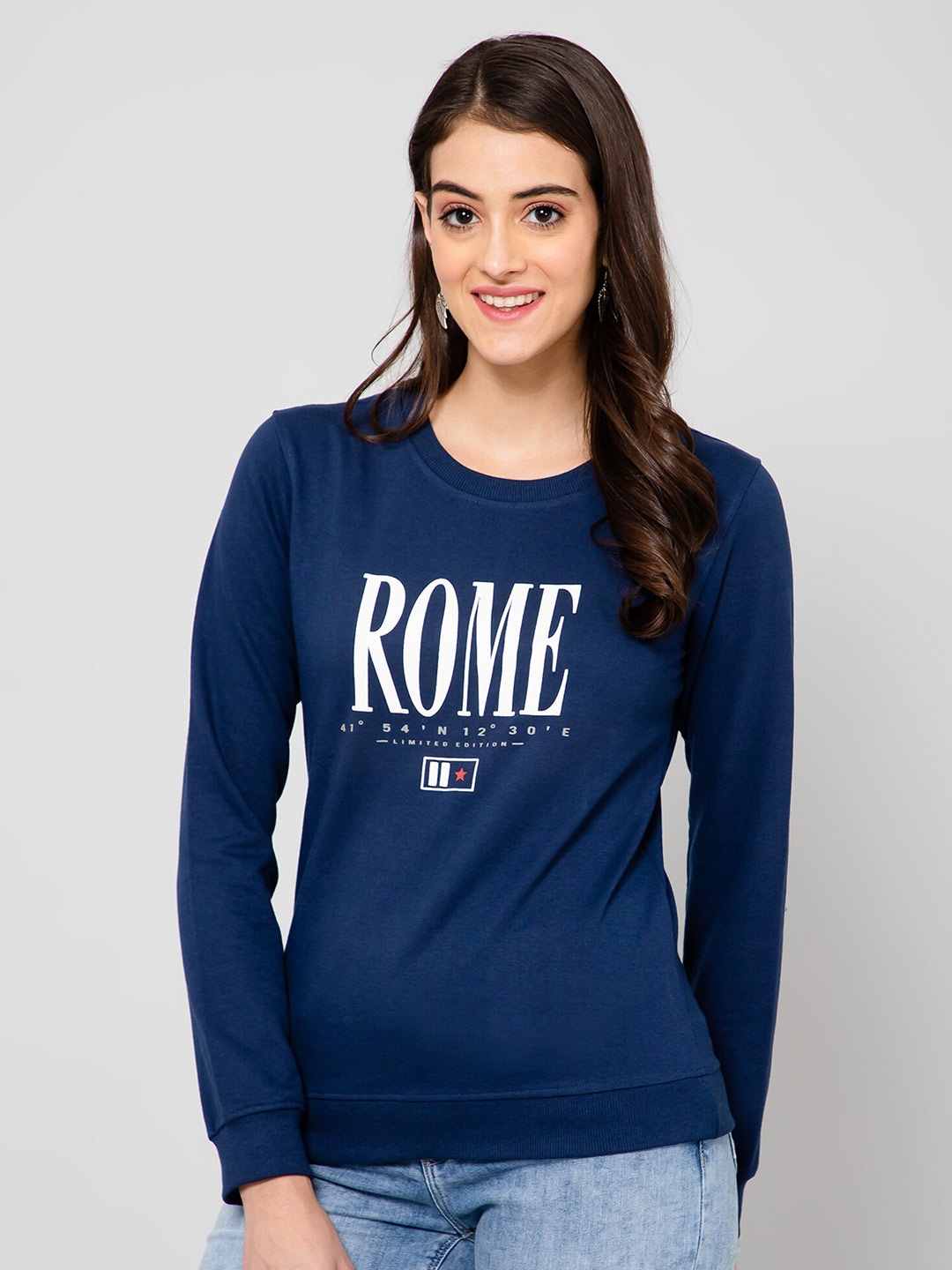 

Crozo By Cantabil Typography Printed Cotton T-shirt, Blue