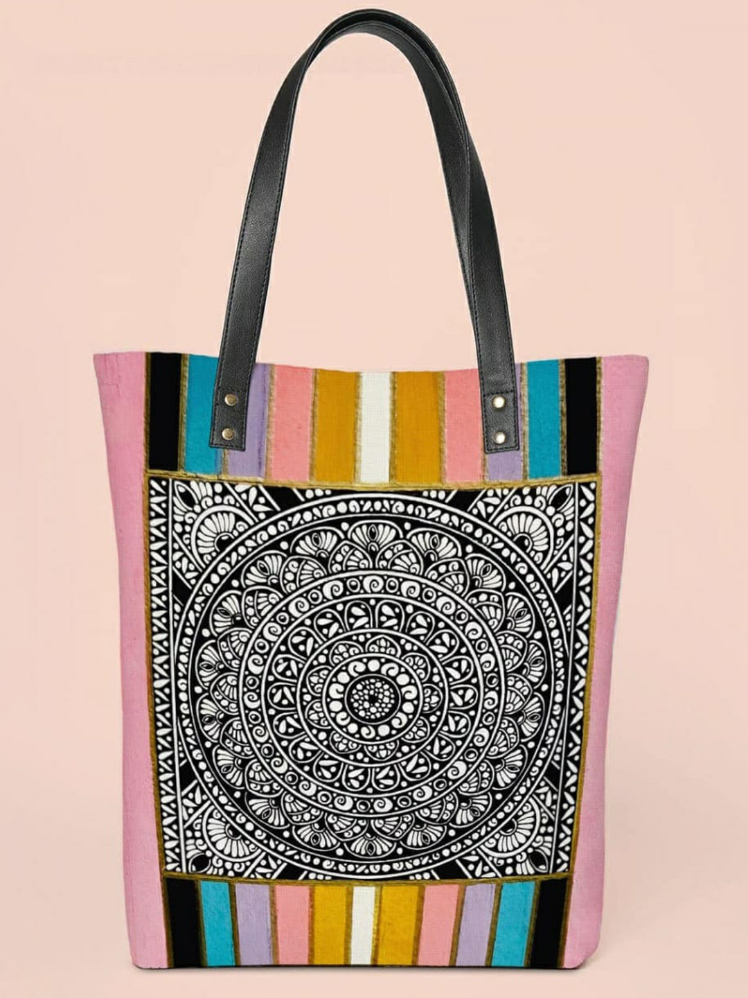 

Lychee bags Orange Oversized Shopper Tote Bag