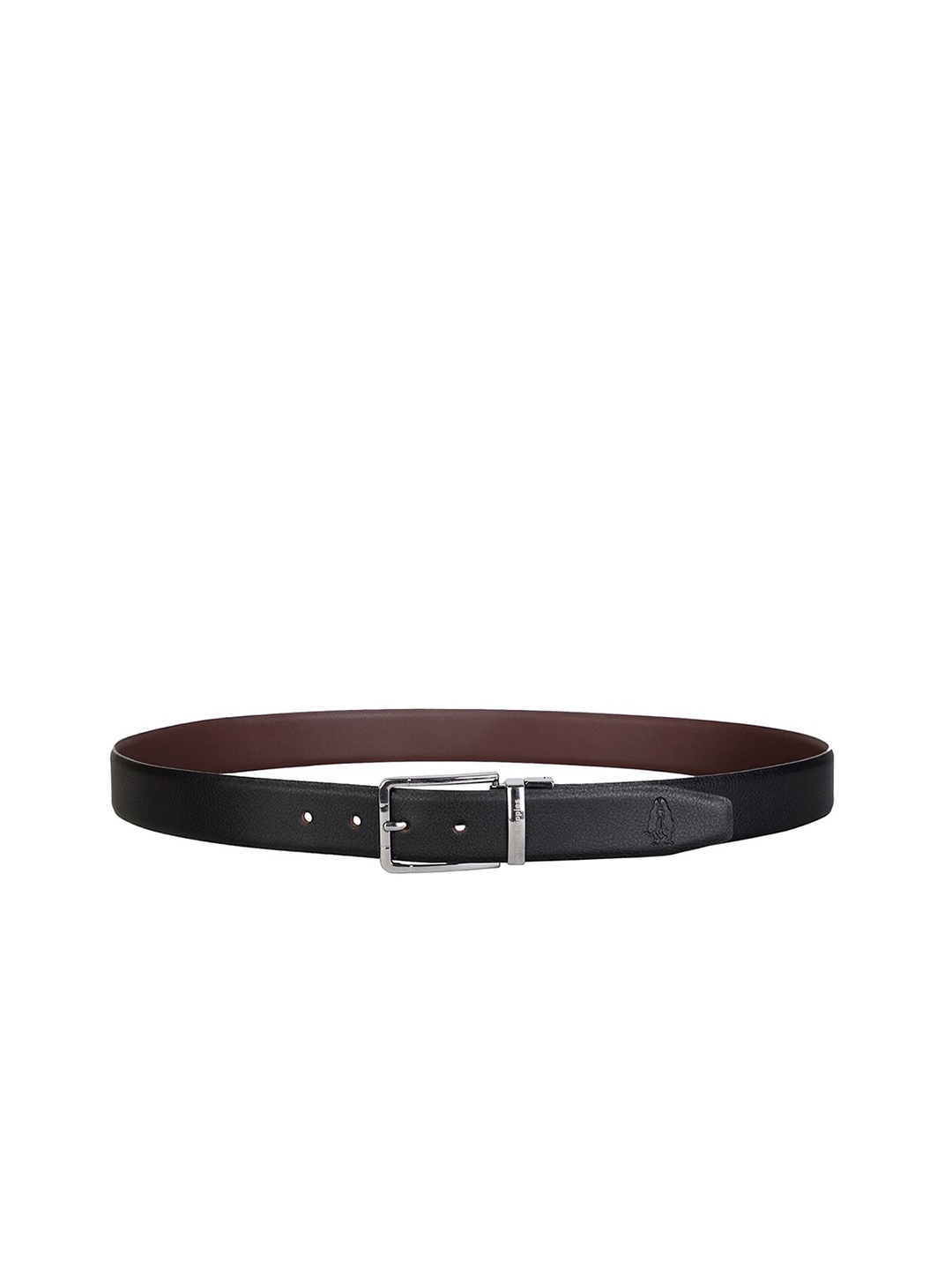 

Hush Puppies Men Textured Leather Reversible Formal Belt, Black