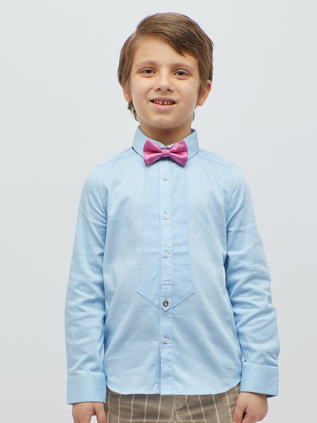 

One Friday Boys Cotton Casual Shirt, Blue