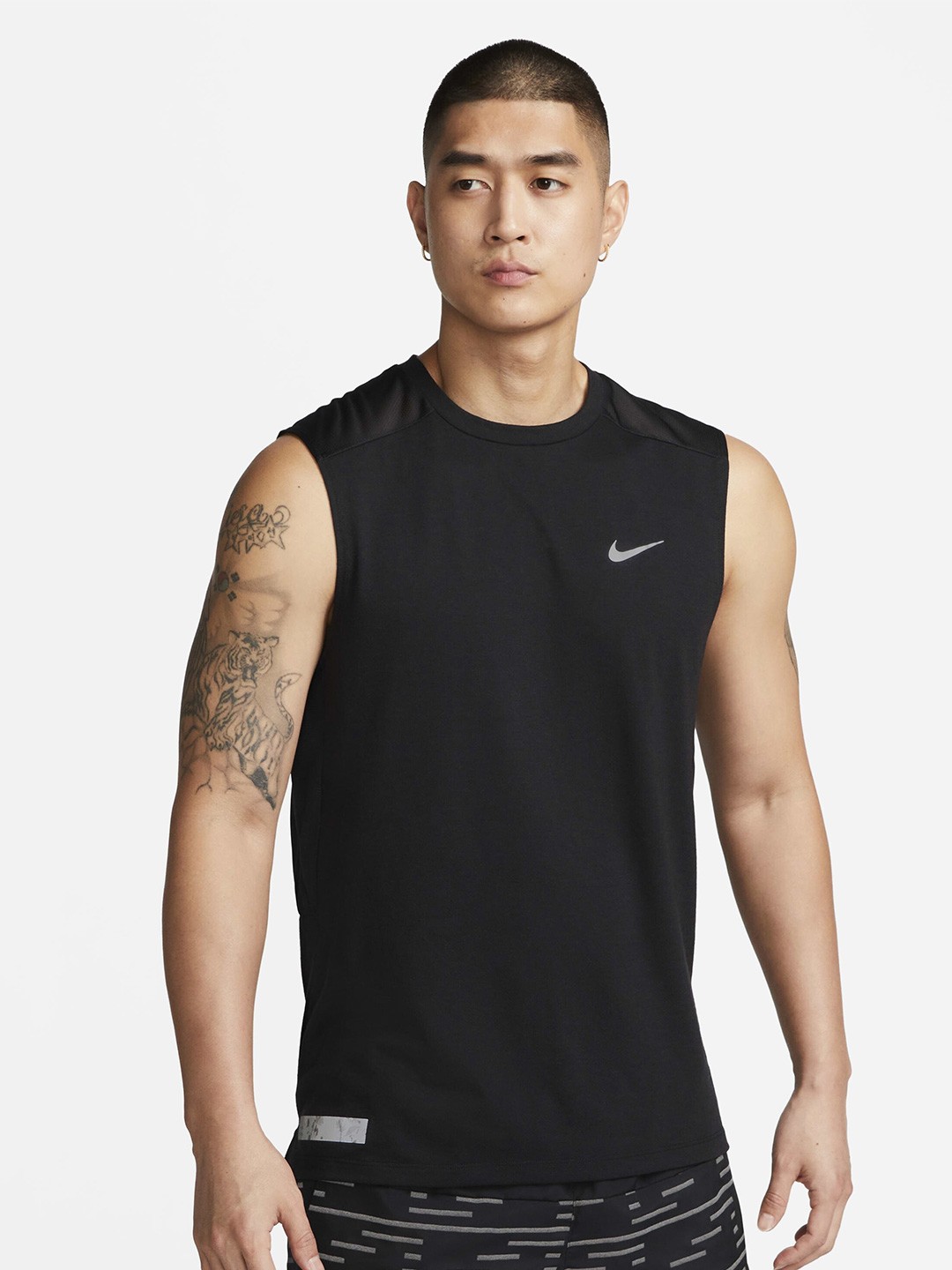 

Nike Dri-FIT Run Division Rise 365 Running Tank T-Shirt, Black
