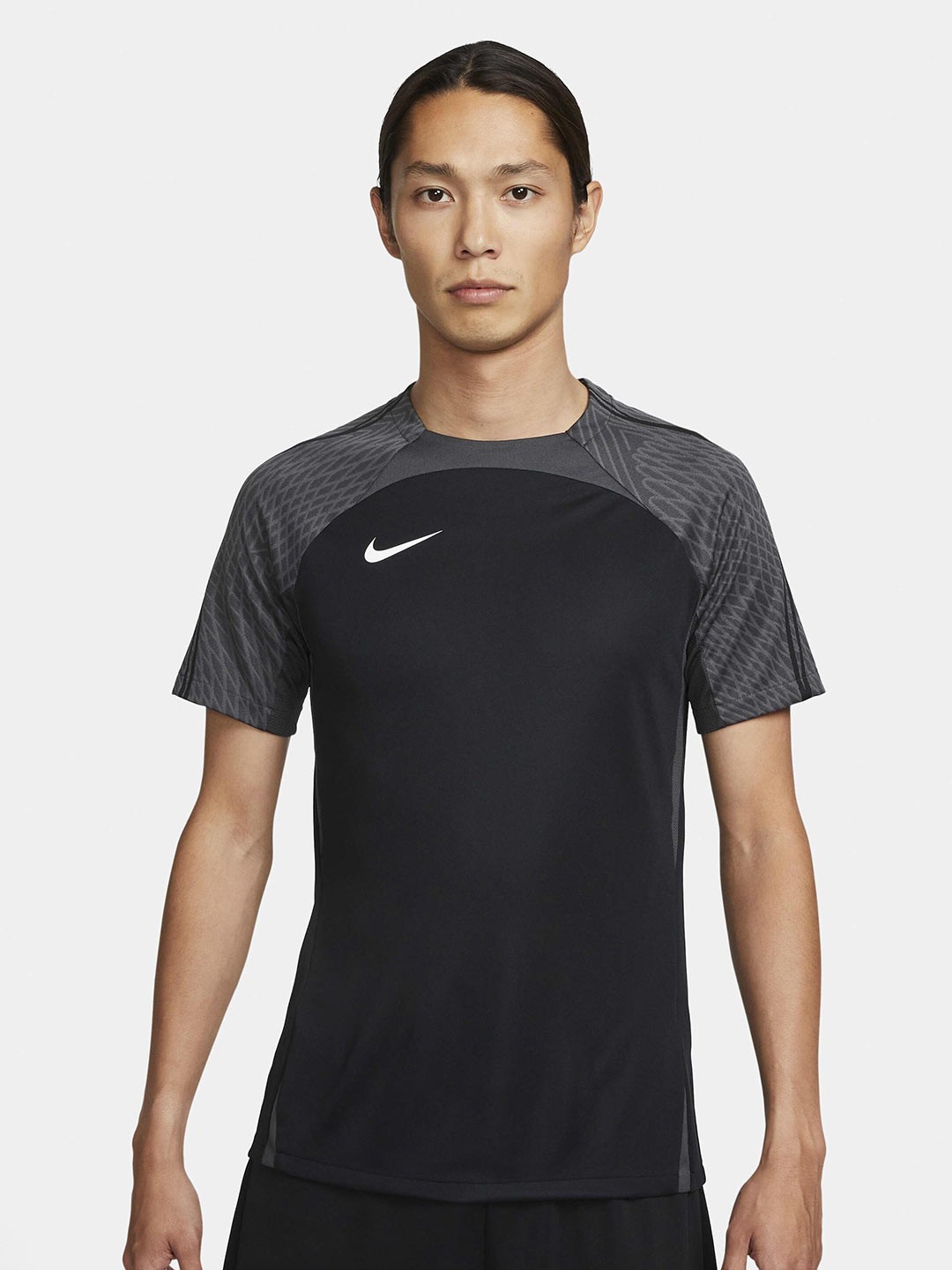 

Nike Men Dri-FIT Strike Short-Sleeve Football T-Shirt, Black