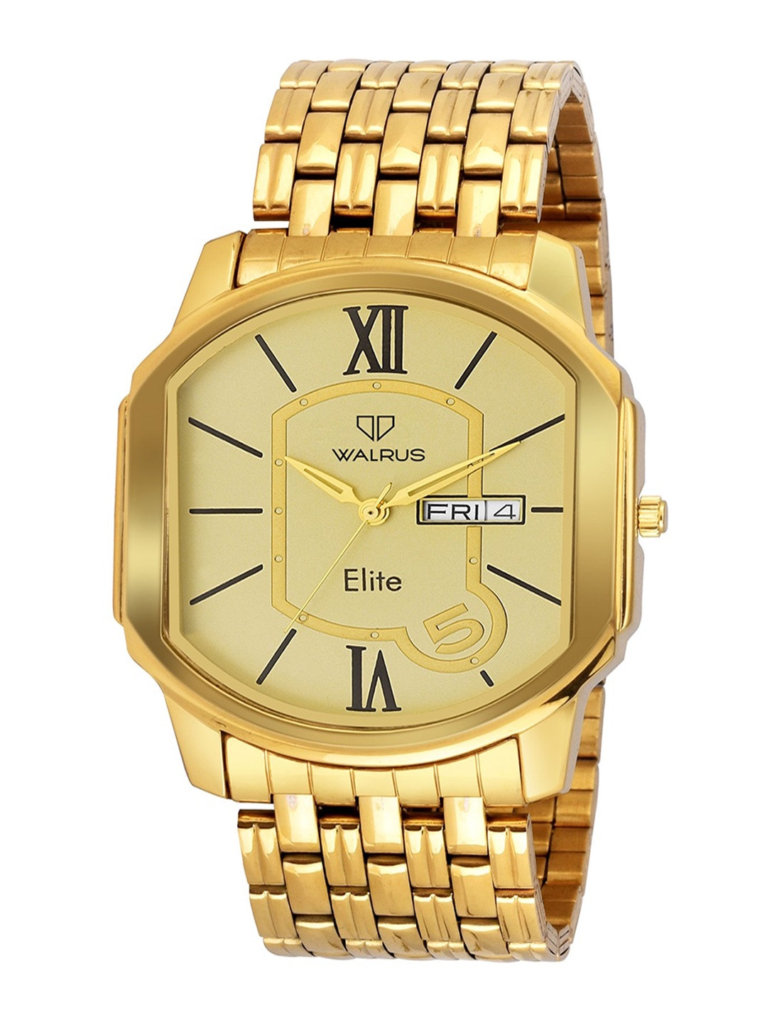 

Walrus Men Stainless Steel Straps Analogue Watch WWTM-GLF-060606_D, Gold