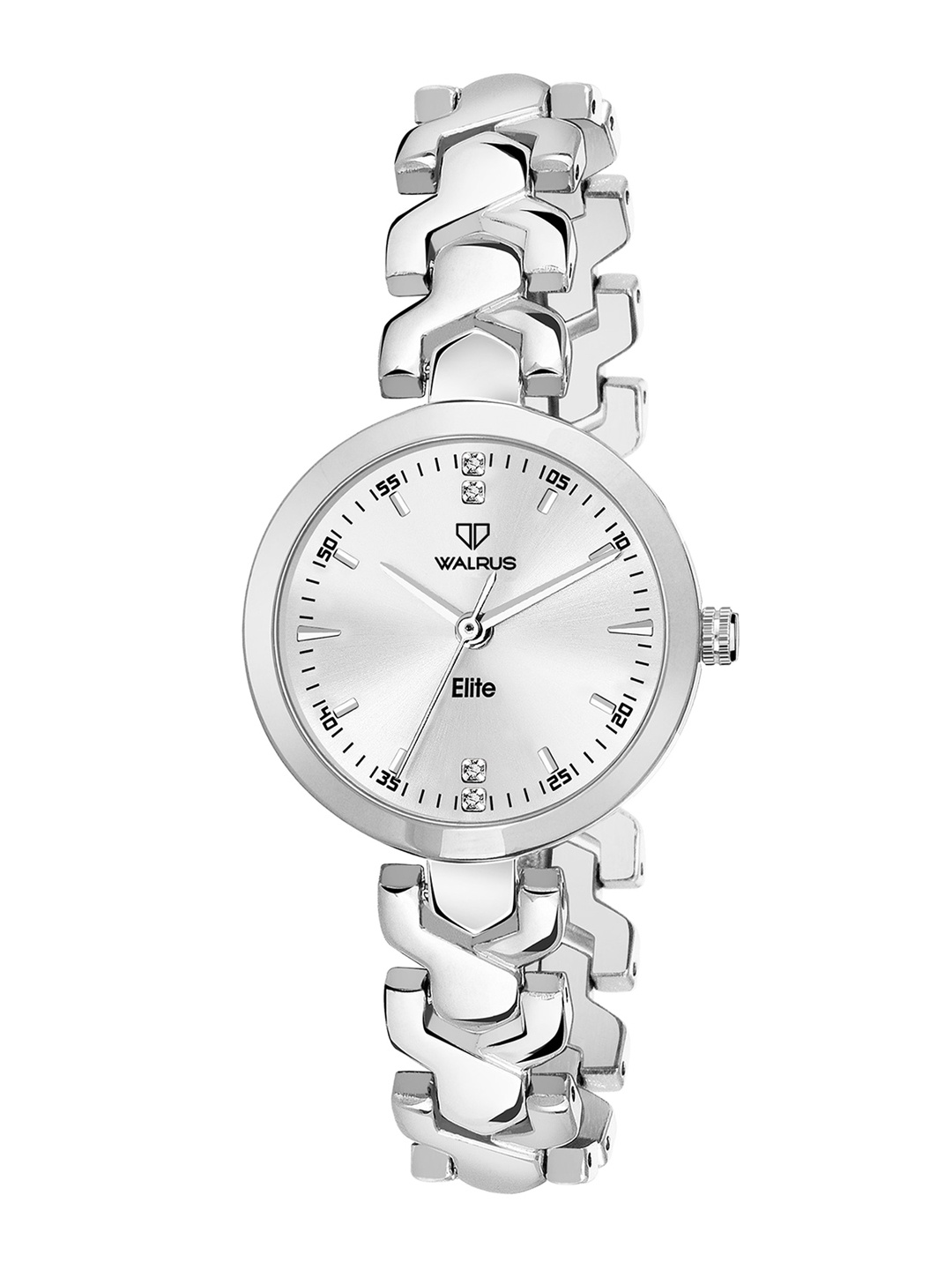 

Walrus Women Stainless Steel Bracelet Style Straps Watch WWTW-ELITE-VIII-070707, Silver