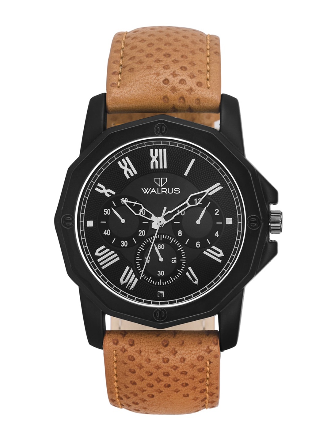 

Walrus Men Textured Straps Analogue Watch WWTM-MACHINO-II-020902_D, Black