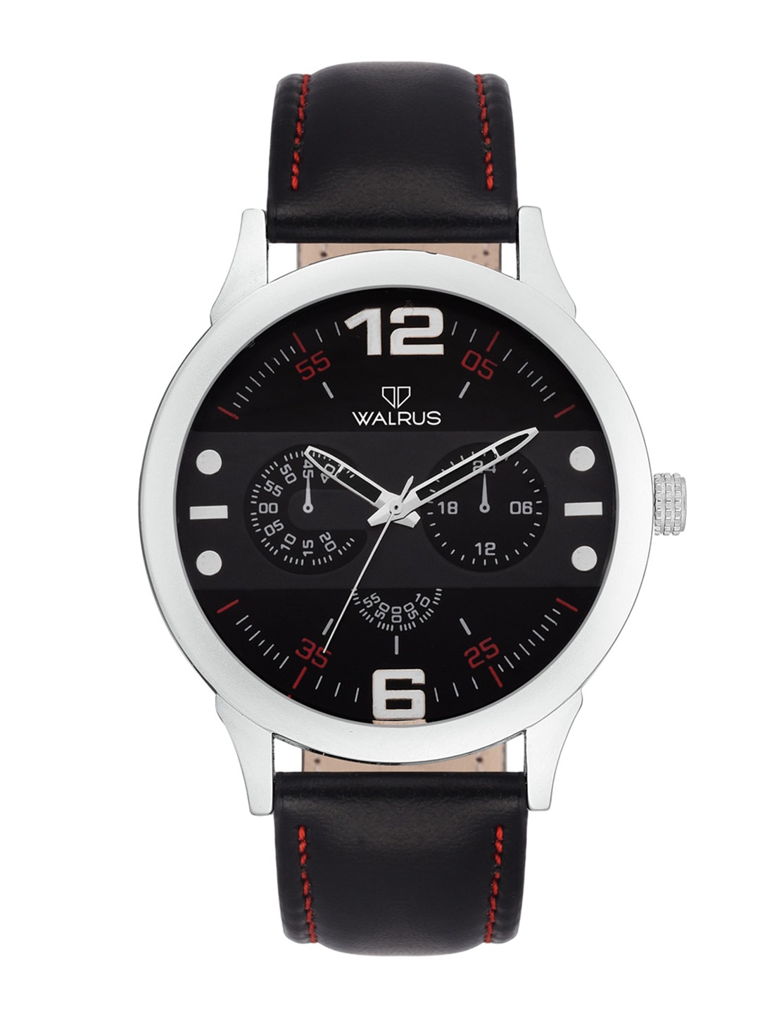 

Walrus Men Brass Analogue Watch WWTM-MACHINO-III-020207R_D, Black